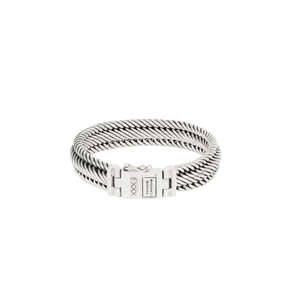Buddha to Buddha Herrenarmband Edwin Small Silber