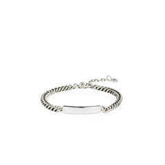 Buddha to Buddha Herrenarmband Essential Bar Silber 23cm