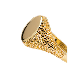 Buddha to Buddha Herren Siegelring Ellen Gold Vermeil