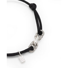 Buddha to Buddha Herren Armband Katja Kordel Schwarz