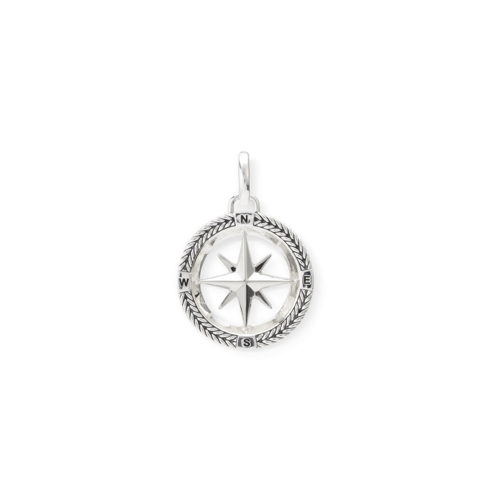 Buddha to Buddha Anhänger Compass Silber