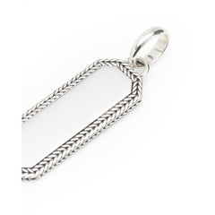 Buddha to Buddha Anhänger Octagon Tag Silber