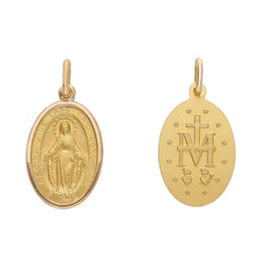 Pendentif religieux en or 18 carats - 750 - 080011