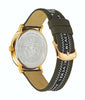Versace V-Circle – Gold & Green Statement Uhr - VEBQ01519