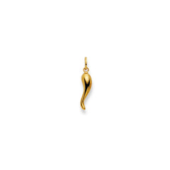 Pendentif Cornetto en or jaune 750/18 carats pour femme