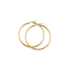 Kreolen 18 Karat Gelbgold-750, 49 x 2 mm