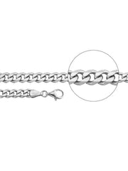 Der Kettenmacher Panzerkette für Männer - Silber Ketten - P5-60S