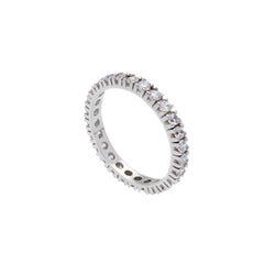 18 Karat Gold - 750 Memorie Ring mit Zirkonia