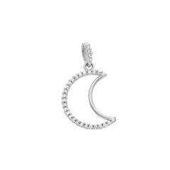 Pendentif lune en or 18 carats - 750