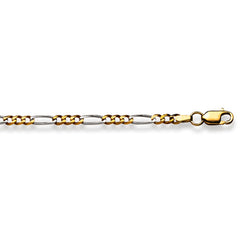 Figaroarmband 18 Karat Gold  -750 in Gelbgold 19 cm x 2.9 mm -  1571.10198/1900