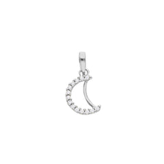 Pendentif lune en or 18 carats - 750