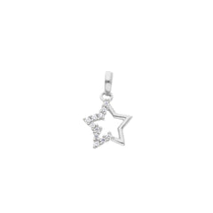 Pendentif étoile en or 18 carats - 750