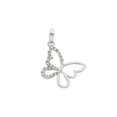 Pendentif papillon en or 18 carats - 750