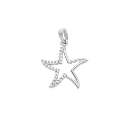 Pendentif étoile en or 18 carats - 750