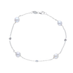 18 Karat Gold Süsswasserperlen Armband - 223265