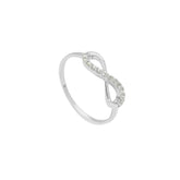Bague infini en or 18 carats - 750