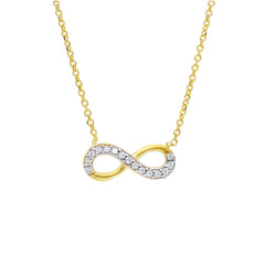 Collier infini en or 18 carats - 750