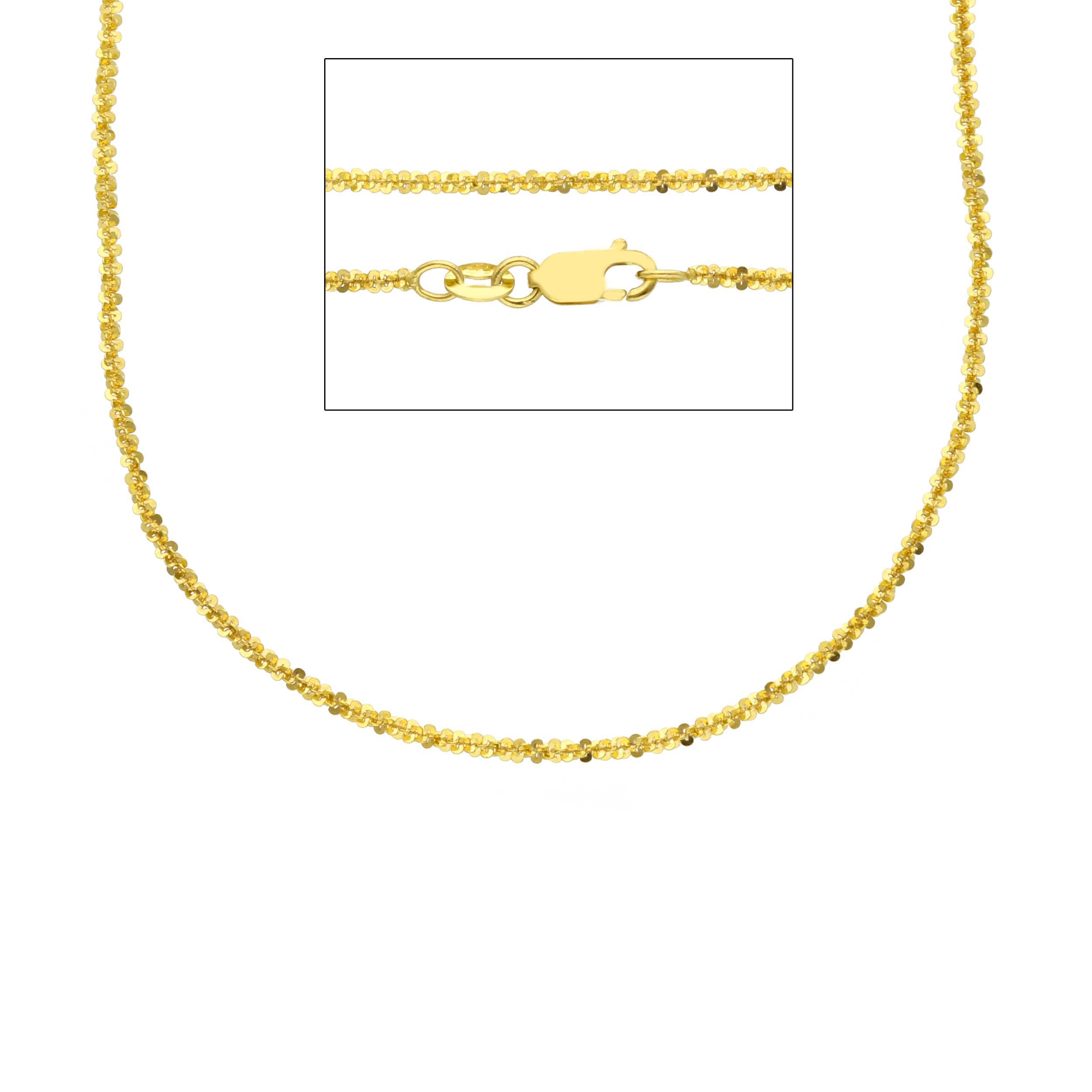 Damen Halskette aus 18 Karat Gold in Gelbgold, ca. 3.2 Gramm - MCC025GG