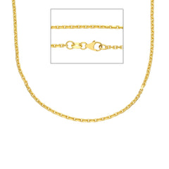 Damen Halskette 18 Karat Gold in Gelbgold - MFA060GG