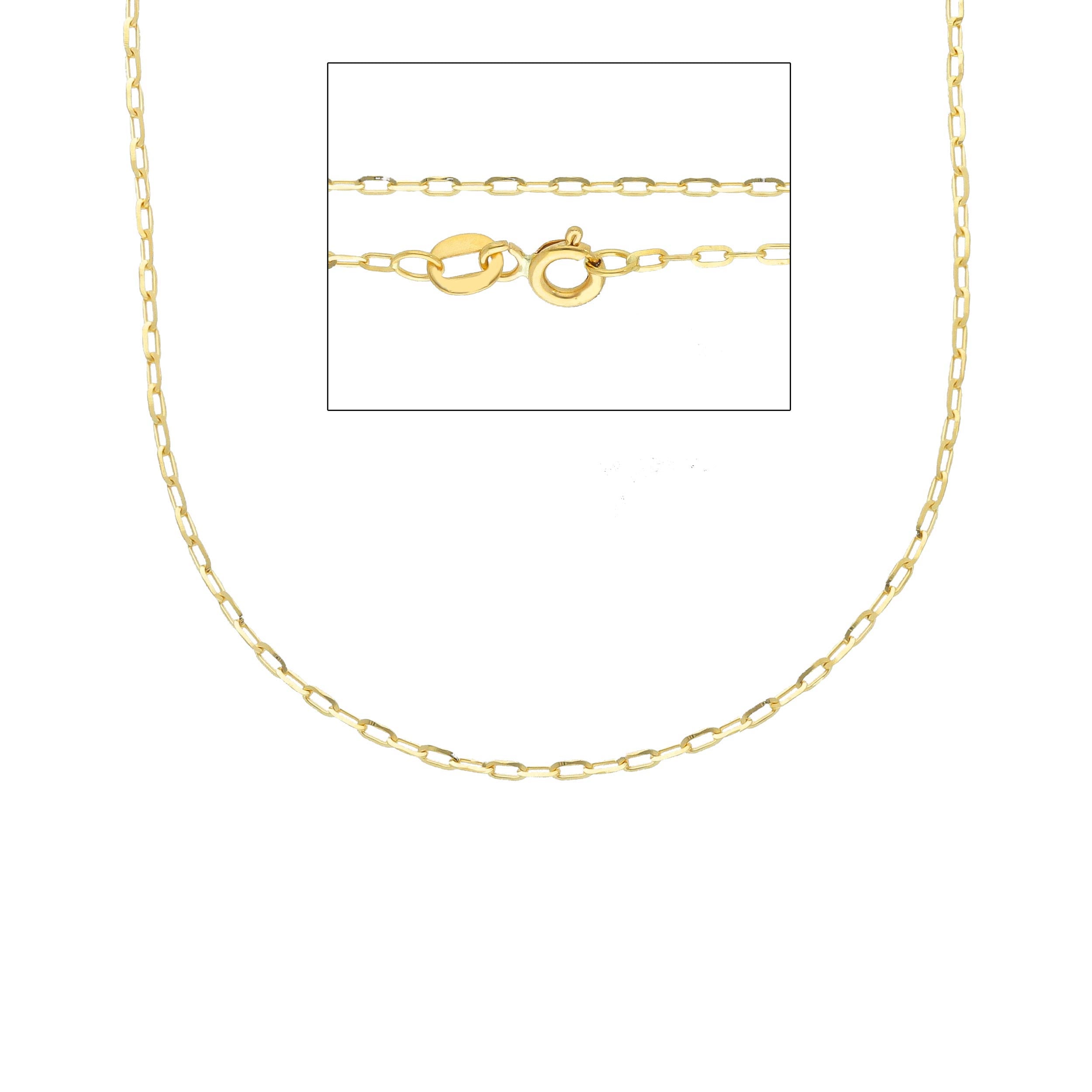 Damen Halskette 18 Karat Gold in Gelbgold - MFE040GG