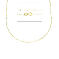 Damen Halskette 18 Karat Gold in Gelbgold - MFG019GG