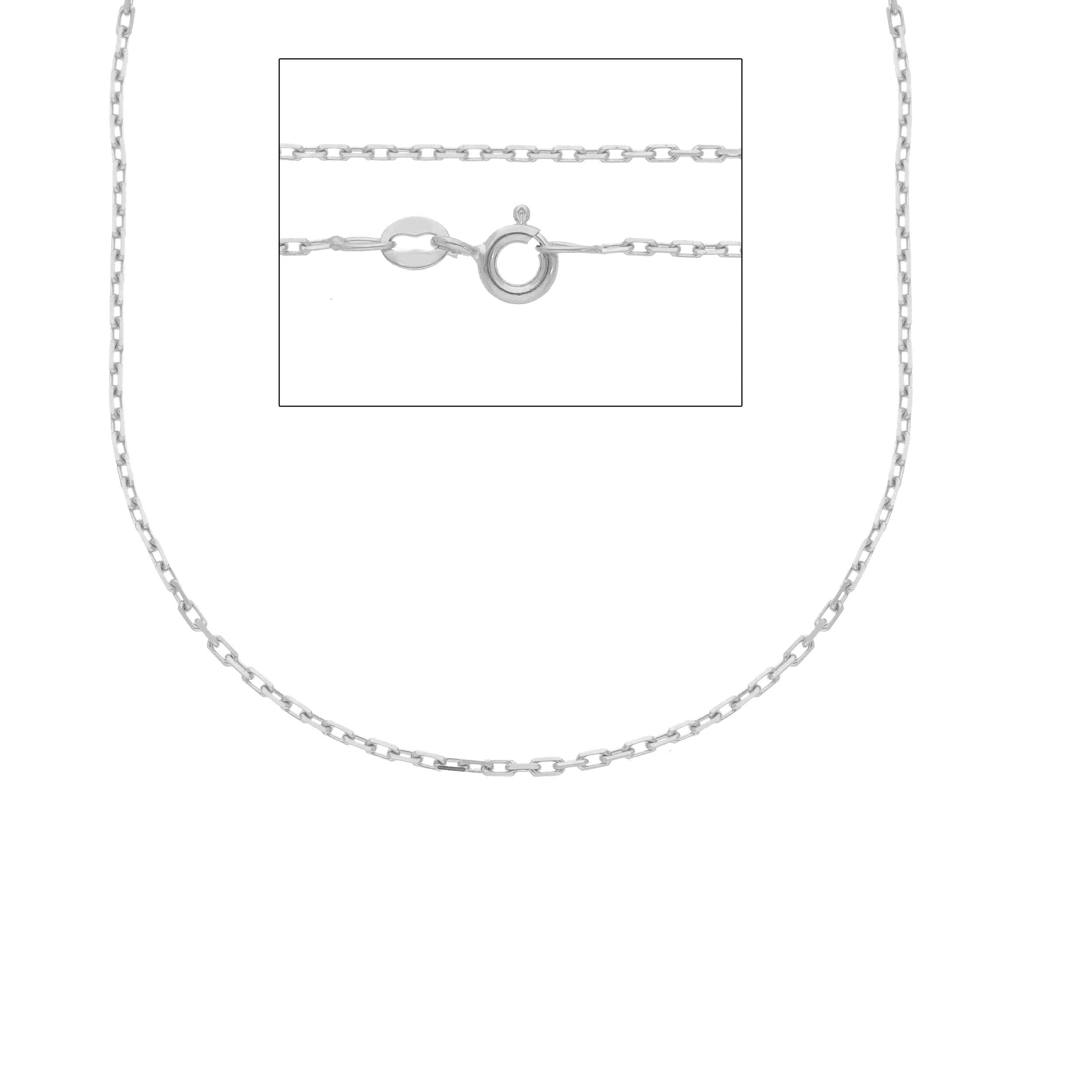 Damen Halskette 18 Karat Weissgold - MFL042BB