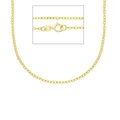 Damen Halskette 18 Karat Gelbgold - MFL055GG