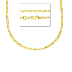 Herren Halskette 18 Karat Gold in Gelbgold - MFL080GG