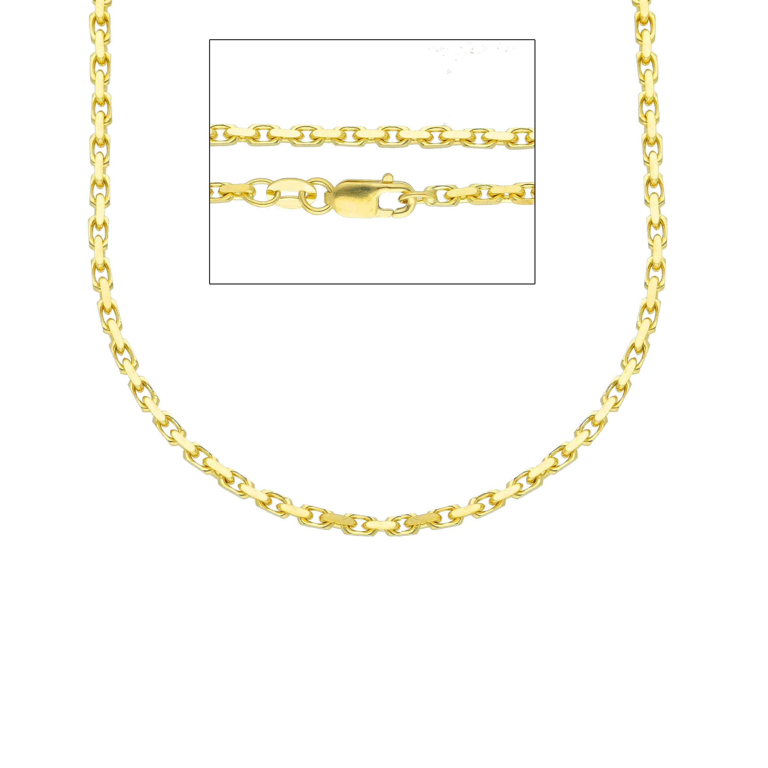 Halskette aus 18 Karat Gelbgold für Damen & Herren - MFM080GG