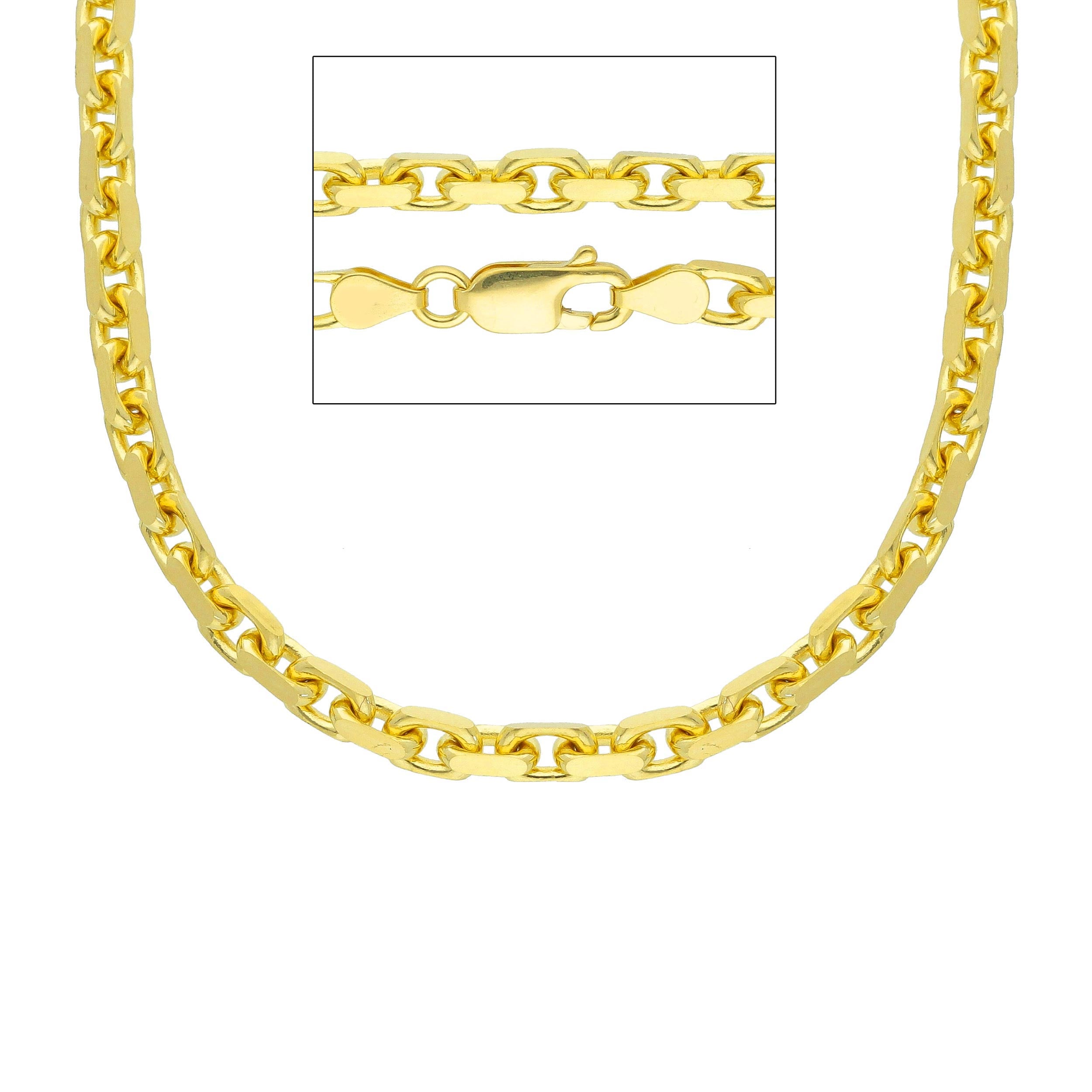 Herren Halskette 18 Karat Gold in Gelbgold - MFM140GG