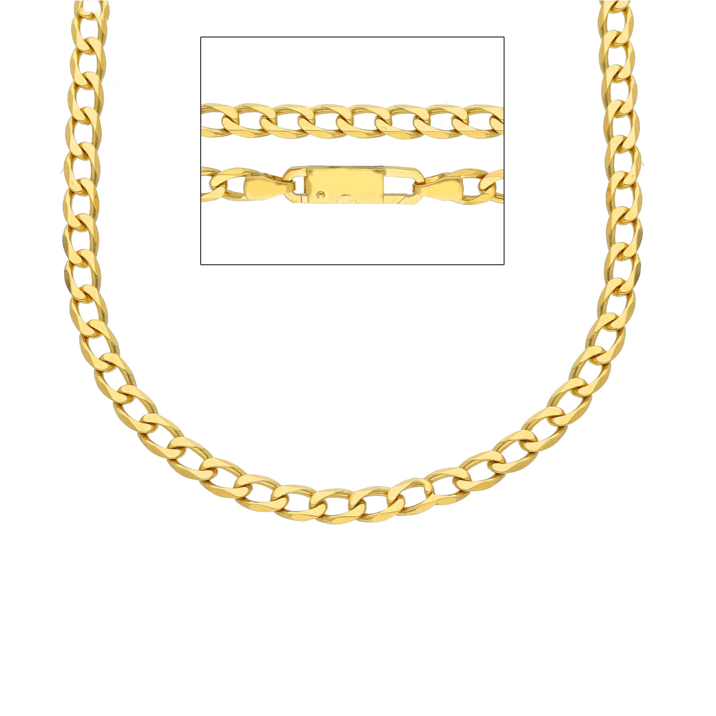 Goldhalskette Herren 18 Karat – ca. 13,8 Gramm Gelbgold - MGF100GG