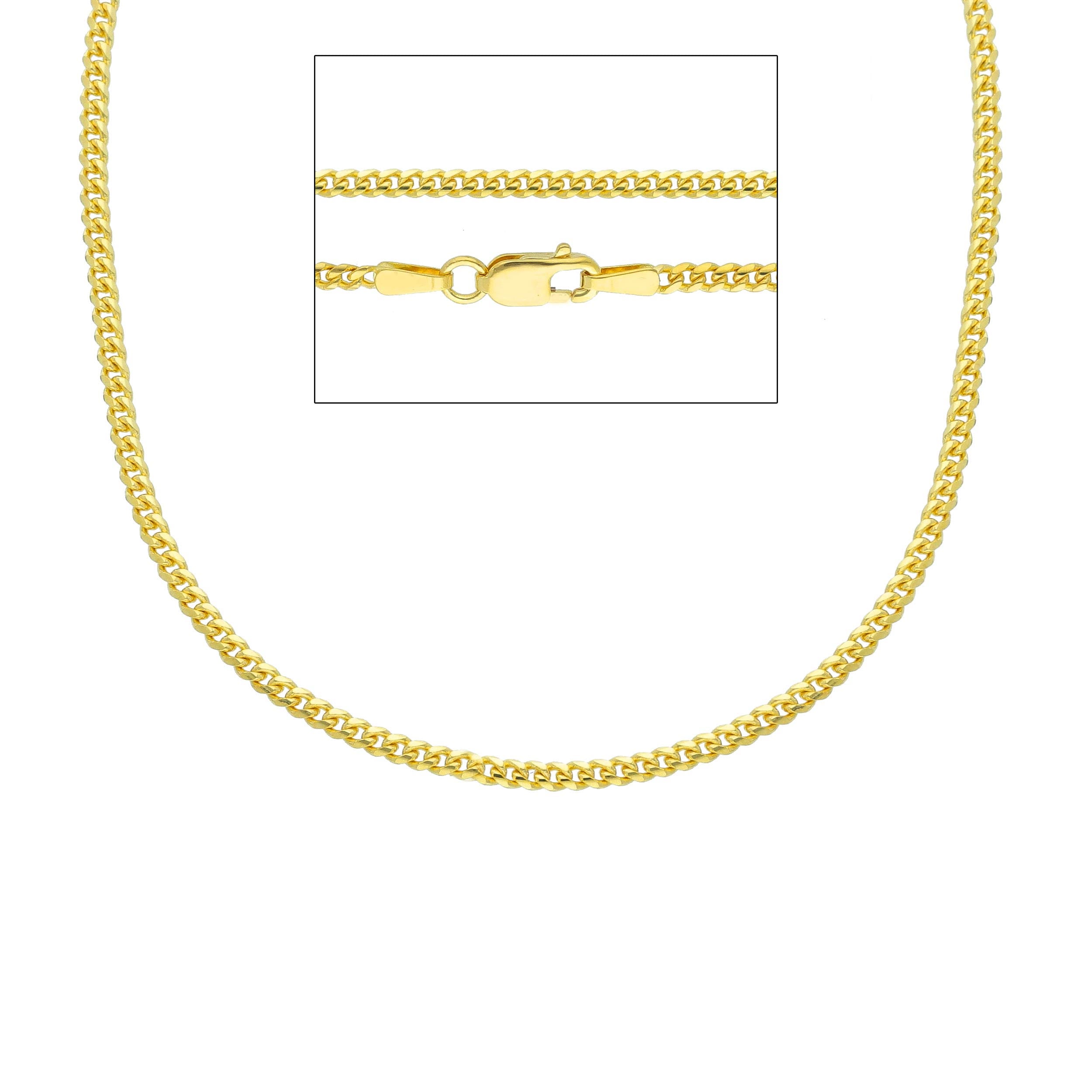 Goldhalskette Herren 18 Karat - ca. 6,9 Gramm Gelbgold - MGP060GG