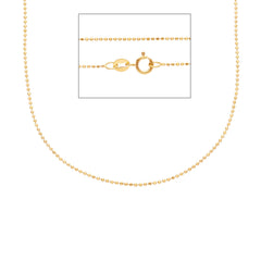 Damen Halskette in 18 Karat Gelbgold, ca. 2.5 Gr. - MPA100GG