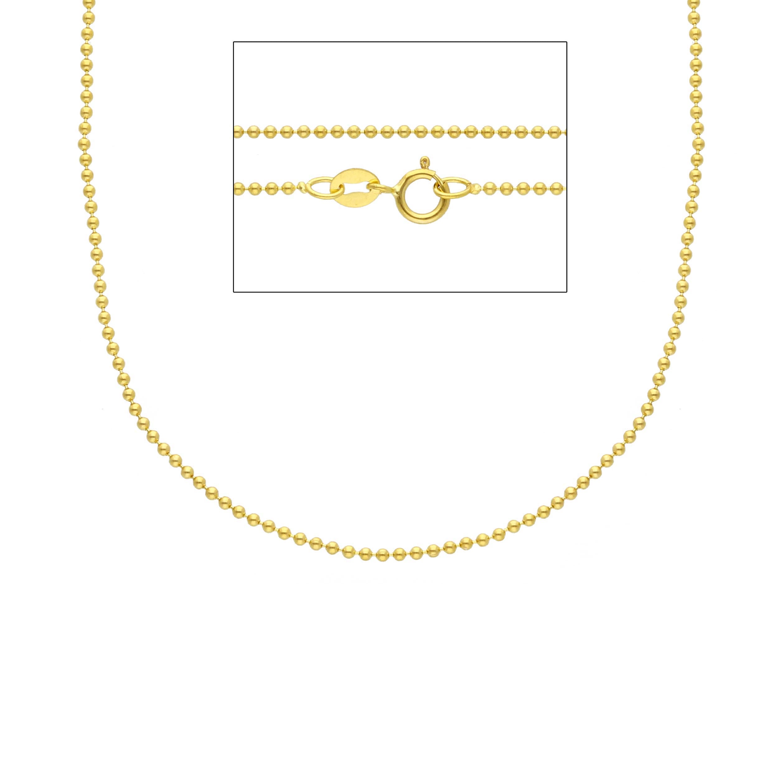 Damen Halskette in 18 Karat Gelbgold, ca. 3.00 Gr. - MPP120GG