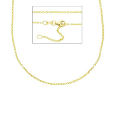 18 Karat Gold Halskette MRB035GG - 750 Gelbgold, Zeitlos & Elegant