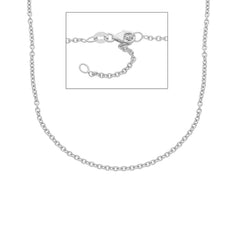 18 Karat Gold Halskette - 750 Weissgold, Elegant & Zeitlos - MRB045BB
