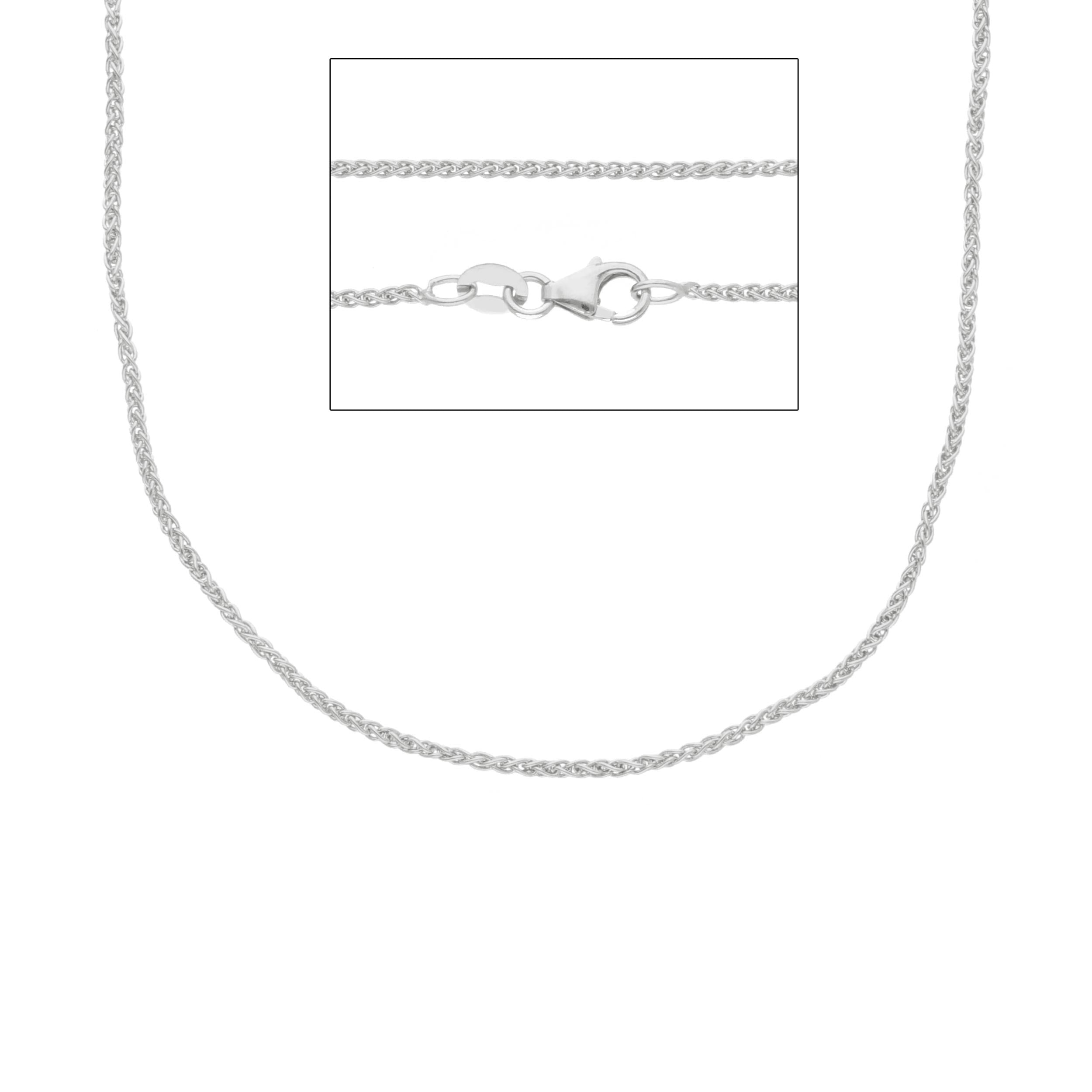 Damen Halskette aus 18 Karat Gold in Weissgold - MSA030BB