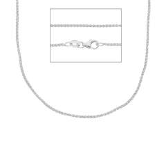 Damen Halskette aus 18 Karat Gold in Weissgold - MSA030BB