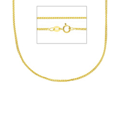 Damen Halskette aus 18 Karat Gelbgold, ca. 2.60 Gramm