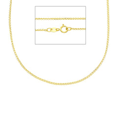 Damen Halskette in 18 Karat Gelbgold, ca 1.40 Gr - MSS020GG