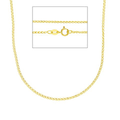 Damen Halskette in 18 Karat Gelbgold, ca 2.10 Gr. - MSS025GG