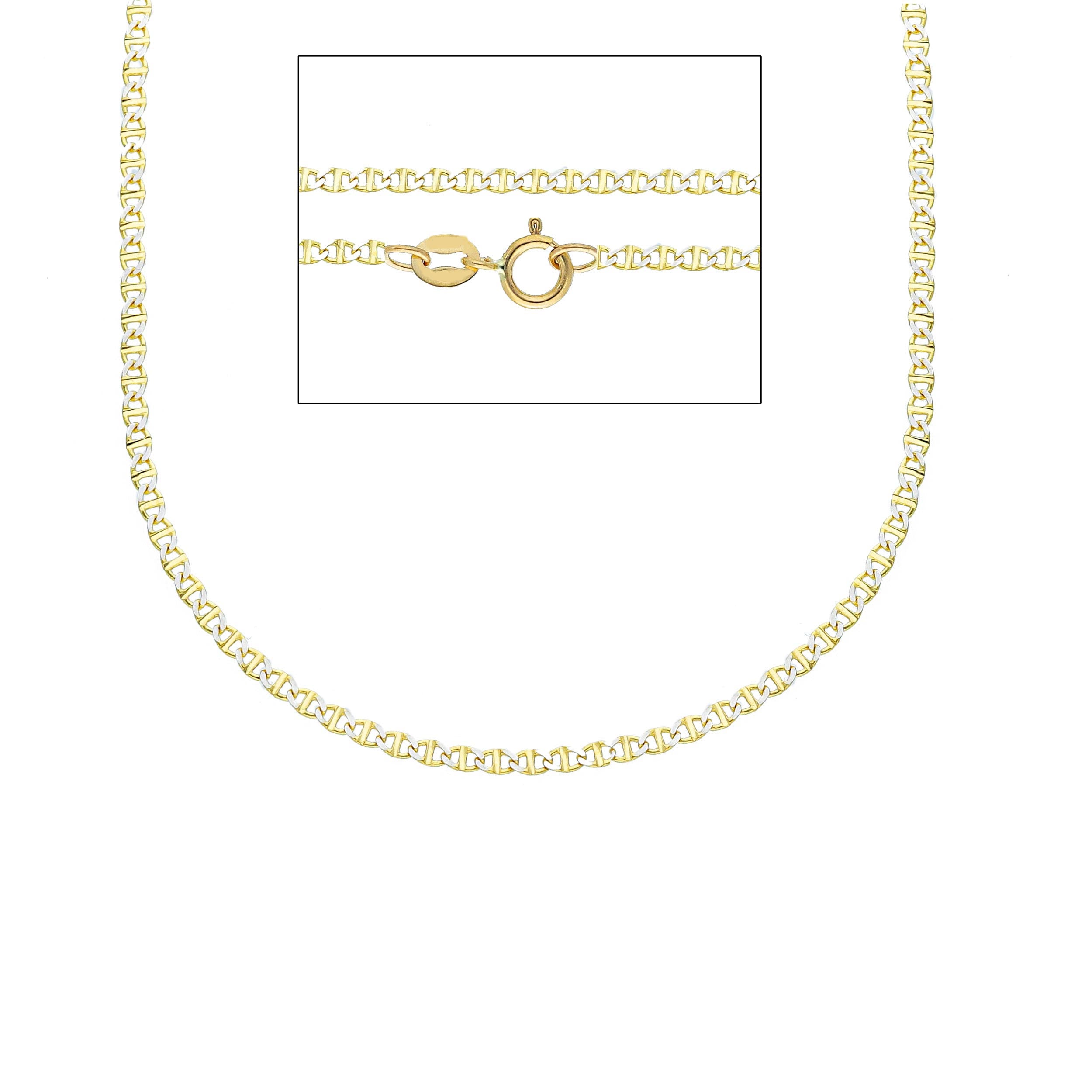 Halskette aus 18 Karat Gelbgold für Herren und Damen - MTD040GB