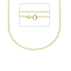 Halskette aus 18 Karat Gelbgold für Herren und Damen - MTD040GB