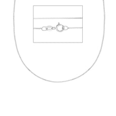 18 Karat Weissgold Halskette - MVB050BB