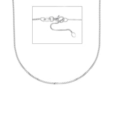 Collier en or blanc 18 carats, env. 2,80 grammes - MVC063BB