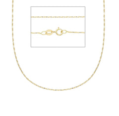 Collier en or jaune 18 carats, env. 1,70 gramme - MVF045GG