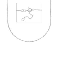 Collier en or blanc 18 carats, env. 3,50 grammes - MVT068BB