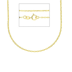 Collier classique en or 18 carats - 45 cm