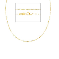 Collier classique en or 18 carats - 45 cm