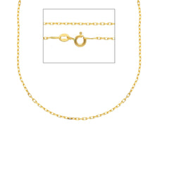 Collier classique en or 18 carats - 50 cm